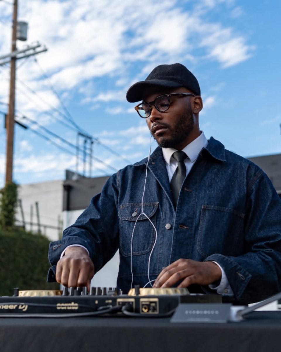 The DJ on the decks