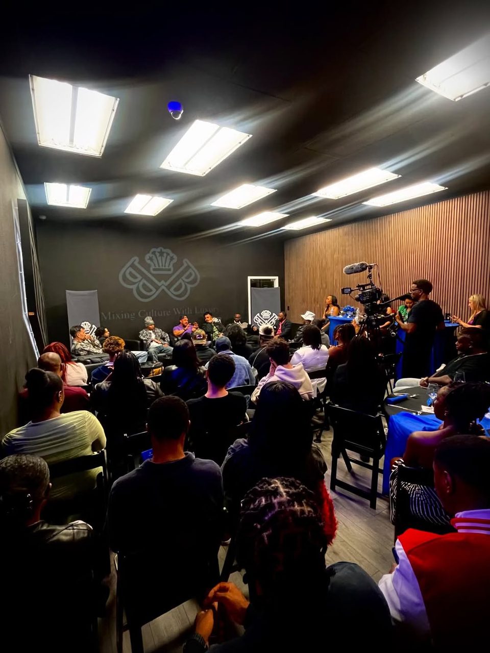 The audience during the founders panel