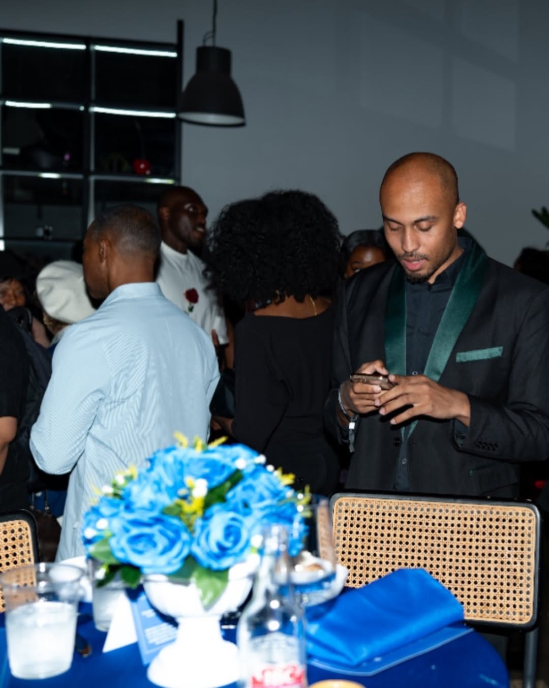 Guests at the mixer