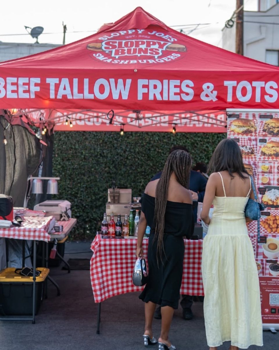 The Sloppy Buns food tent
