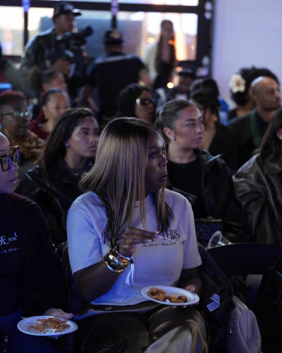 The audience during a panel